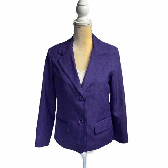 Tog Shop Single Button purple Blazer Jacket - 6P - Picture 1 of 6